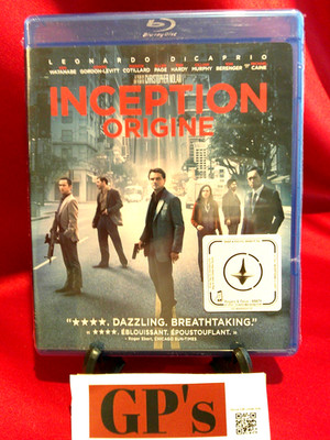 Inception (Blu-ray/DVD, 2010, 2-Disc Set, Canadian) ORIGINE) Brand New