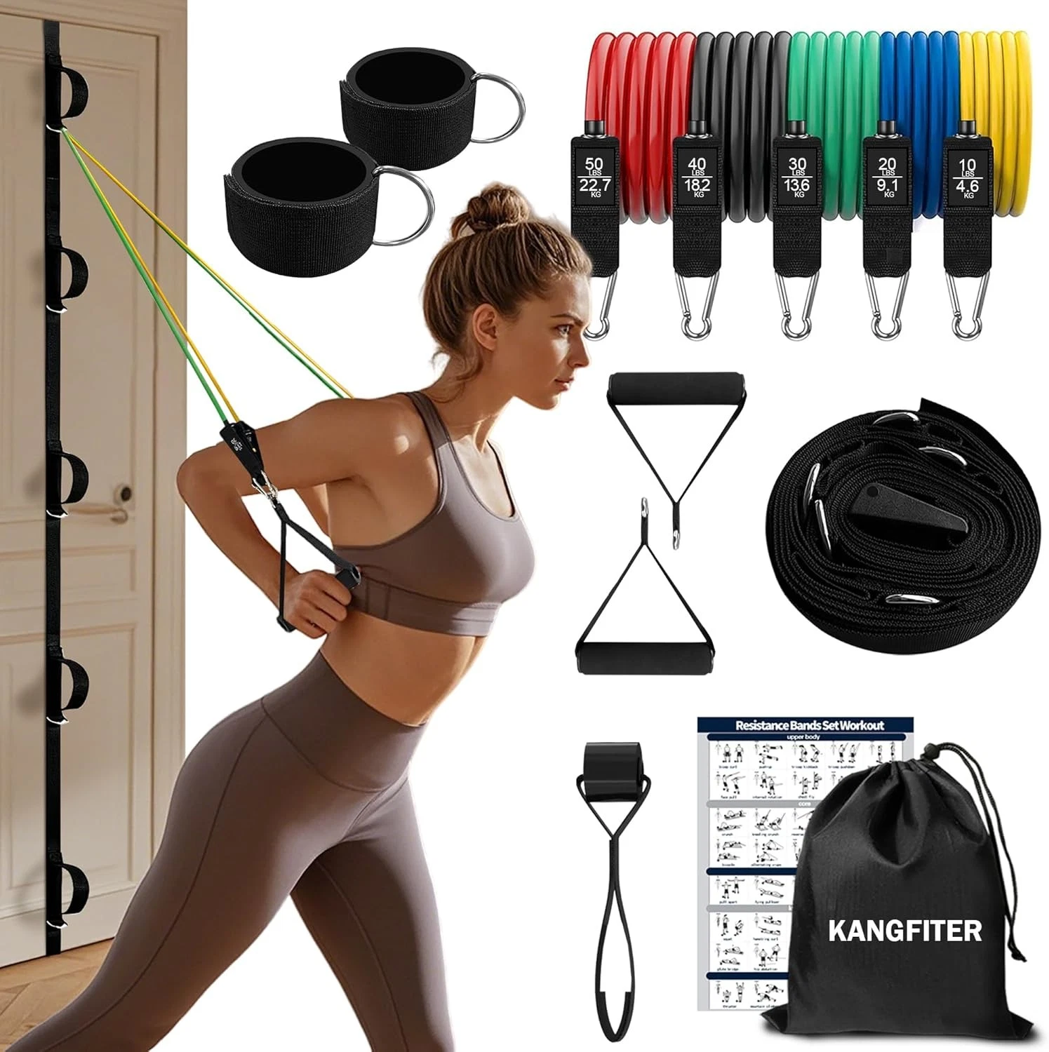 Door Anchor Resistance Bands Home Gym Training