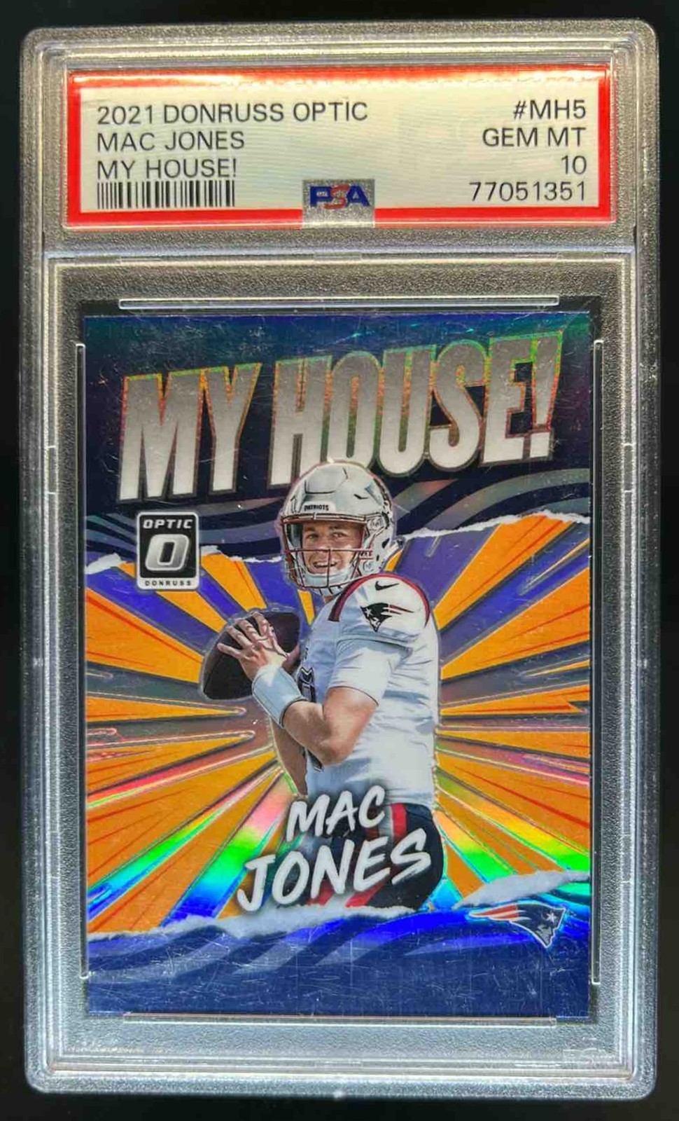 Mac Jones Panini Donruss Optic My House! #MH5 Base