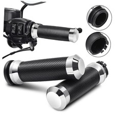 Motorcycle Hand Grips Handlebar Grips Cable Throttle Cable Control Chorme