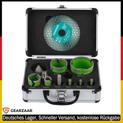 Tile Drill Bit Faucet Drain Installation für 6mm 68mm Set Diamond Hole Saw