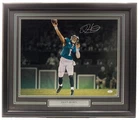 Jalen Hurts Signed Framed 16x20 Philadelphia Eagles Throw Photo 2 JSA ITP