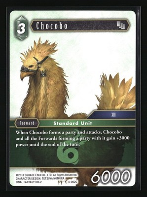 Near Mint FFTCG Chocobo - 4-062C Opus IV Final Fantasy TCG
