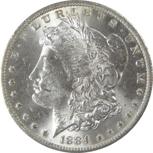 1884 O Morgan Silver Dollar Uncirculated Mint State $1 Coin SKU:I23894