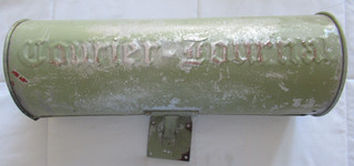 Vintage Courier Journal / Times Louisville Kentucky Newspaper Metal Tube Box