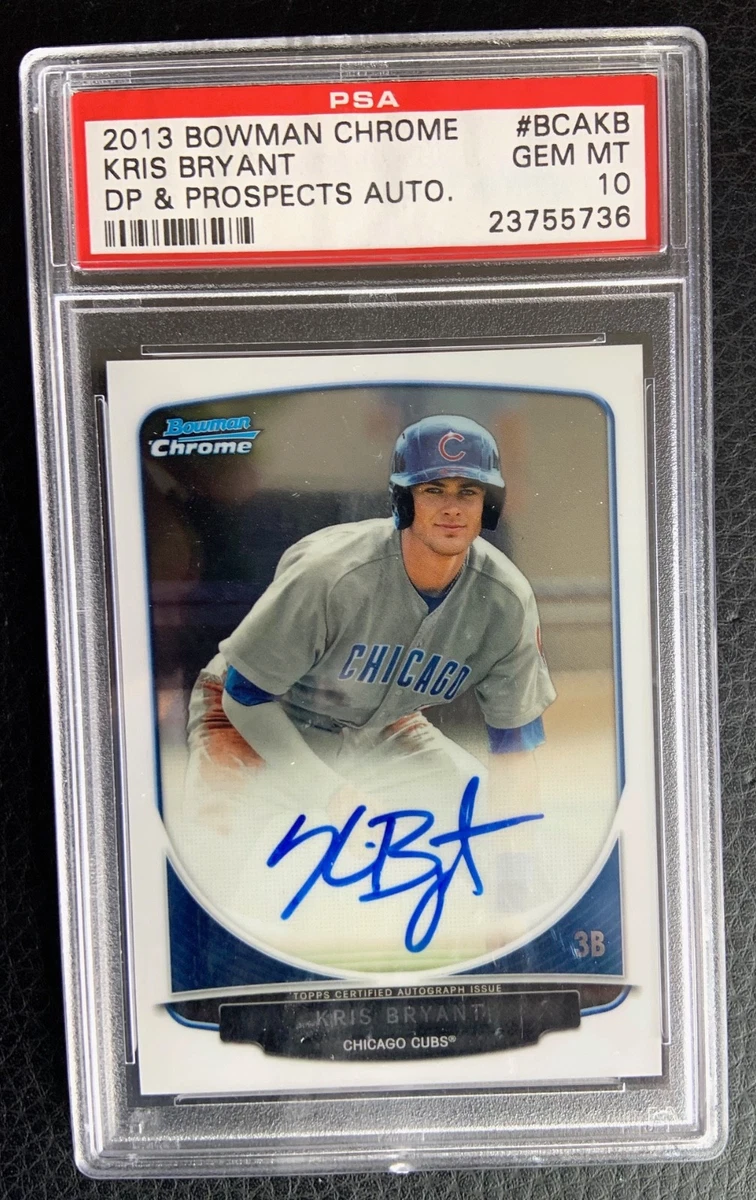Kris Bryant 10 Graded Baseball Sports Trading Cards & Accessories