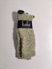 b.ella - Woman's socks - green - mohair blend - Made in USA **O8**