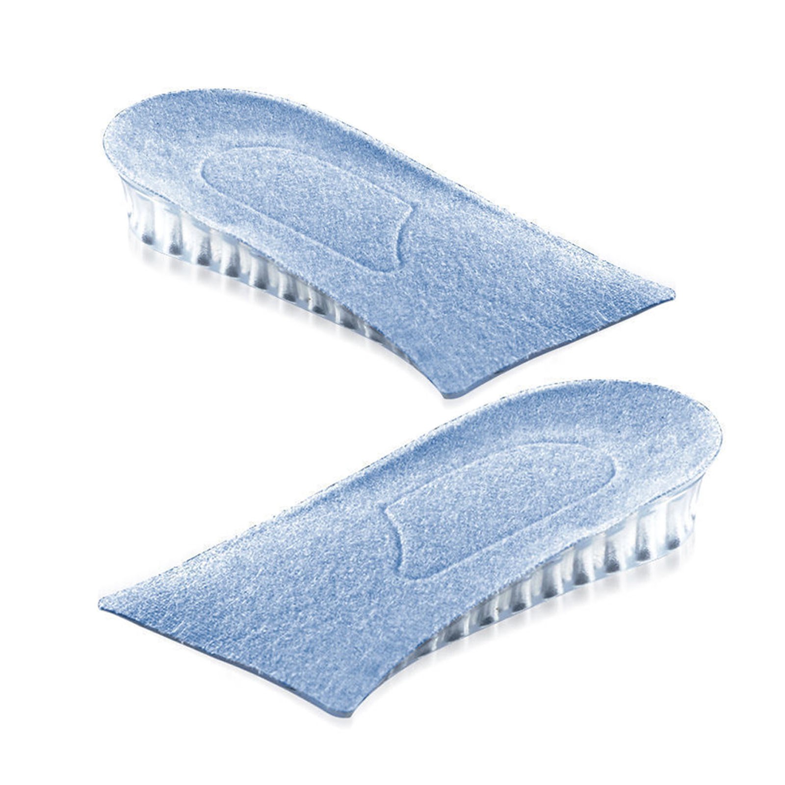 Height Increase Insoles Multilayer Transparent Silicone Shock Absorbing Shoe