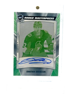 2019-20 SP Authentic Auto Future Watch Rookies 1/1 Jonathan Davidsson #SPA-237