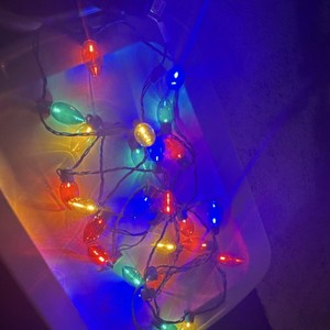 Multicolor Xmas String Lights 14ft - Stranger Things Christmas lights-Green Cord