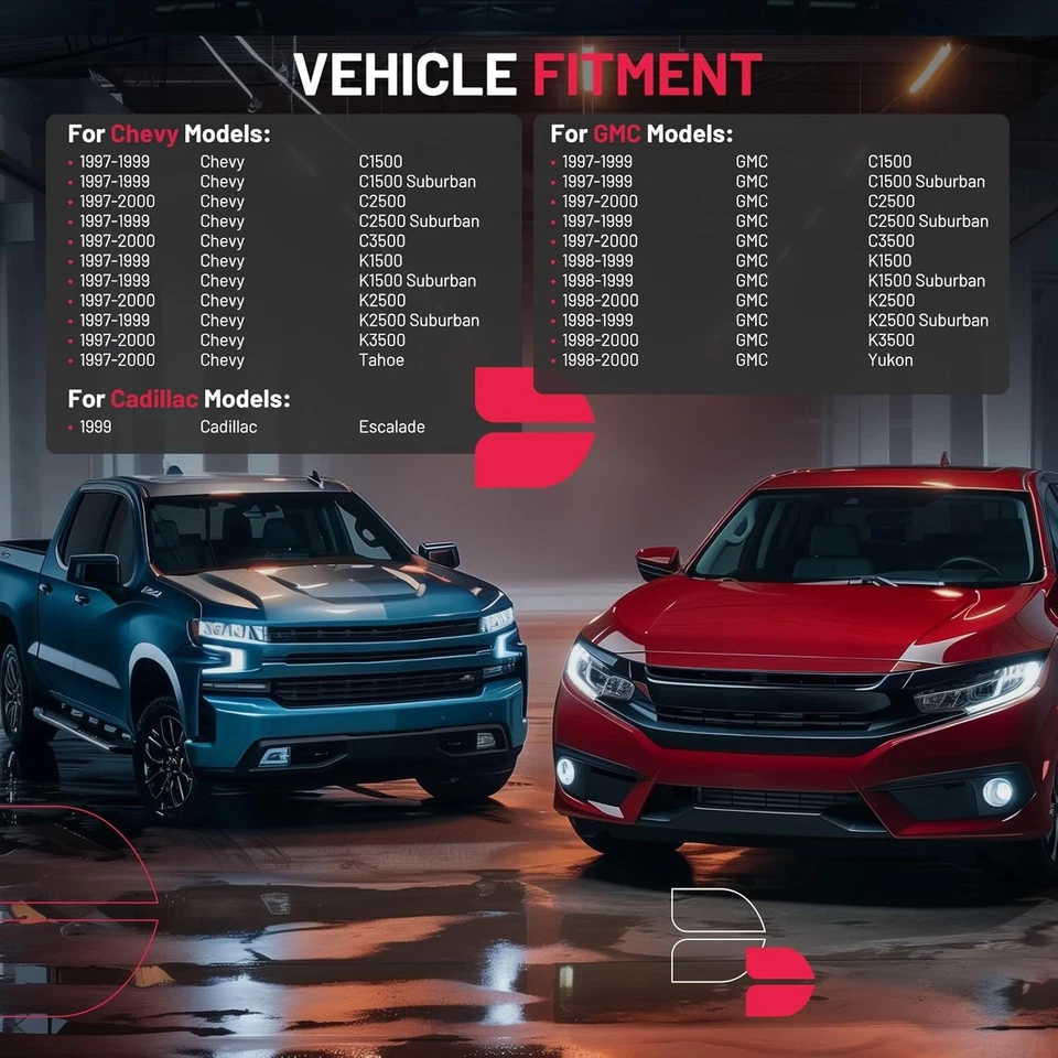 Motor soplador de calefacción delantero con ventilador para Chevrolet K1500/K1500 Suburban 1997-1999 V8 Foto 2 de 4