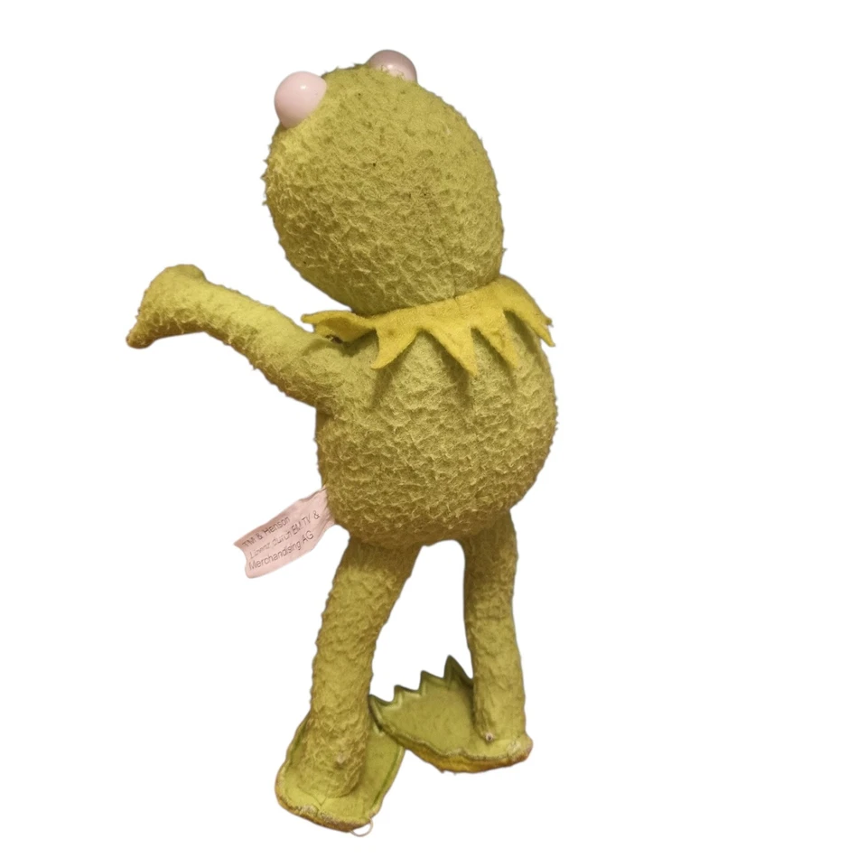 Kermit 27 cm Biegefigur Henson EM.TV Plüschtier Figur Vintage Original - Bild 2 von 4