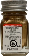 Testors Null 1144TT Enamel Paint, 1/4 oz Glass 0.25 Fl Oz (Pack of 1), Gold 