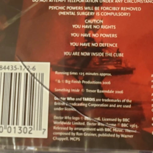 DOCTOR WHO SOMETHING INSIDE 83 MAIN RANGE SEALED BIG FINISH AUDIO CD LOT 8TH DR Foto 2 de 3