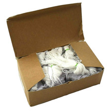 1000 Piece Large White Garment Tags w/ String Perforated 2 Part Merchandise Tags