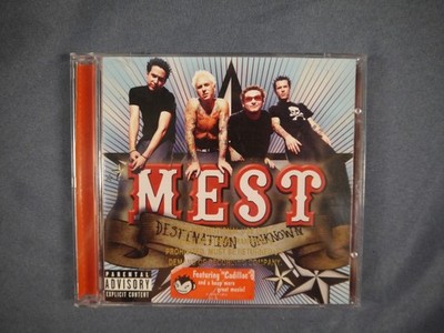 MEST -DESTINATION UNKNOWN   CD 1ST 2001 US PRESS  PROMO GOLD STAMP     BLINK 182