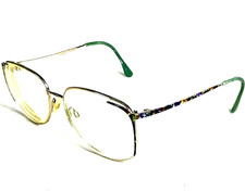 Fantasy by Marcolin Italy Vtg Eyeglasses Aviator Frames MOD7080 Purple Green