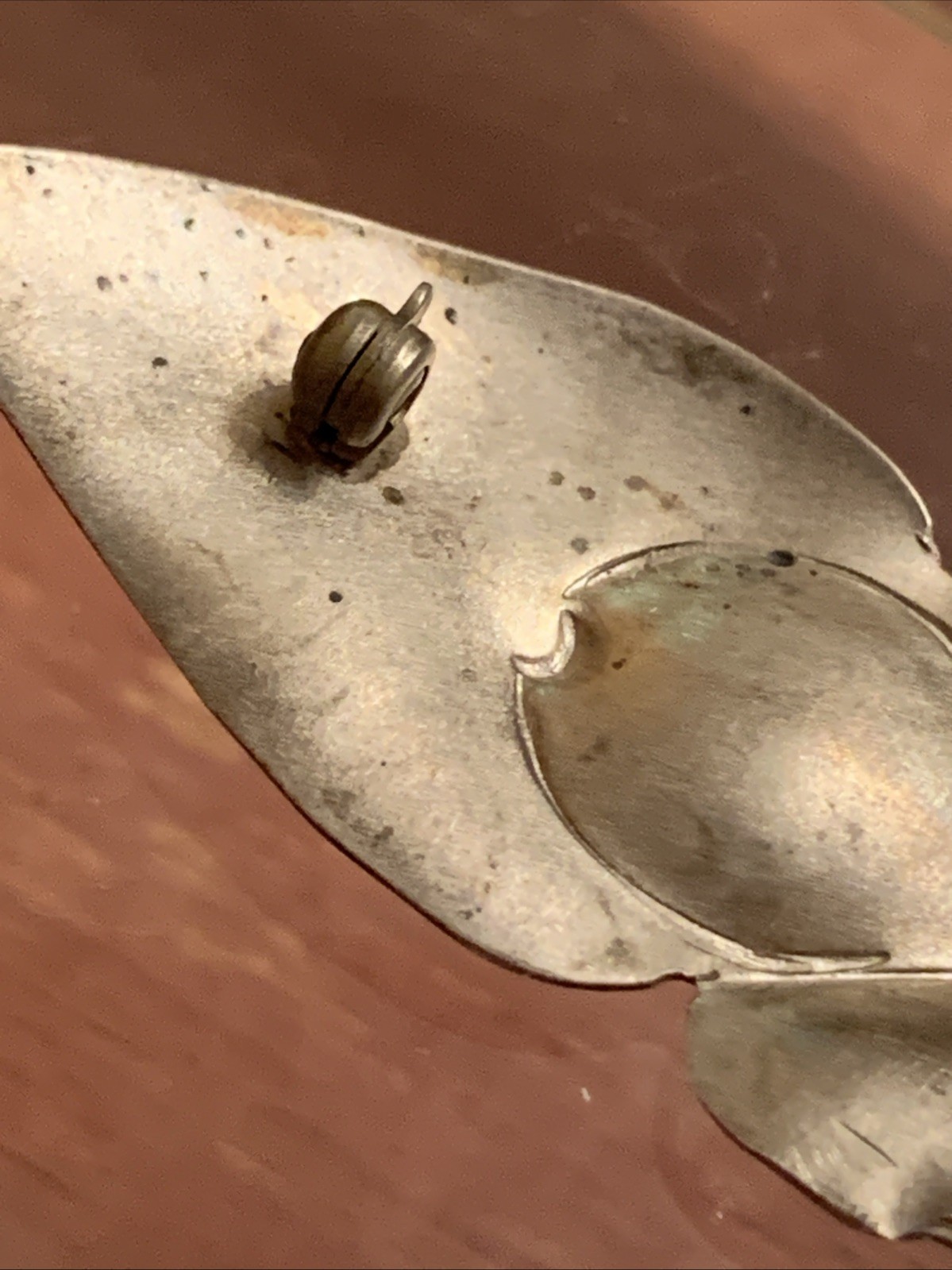 Stuart NYE sterling brooch dogwood 925