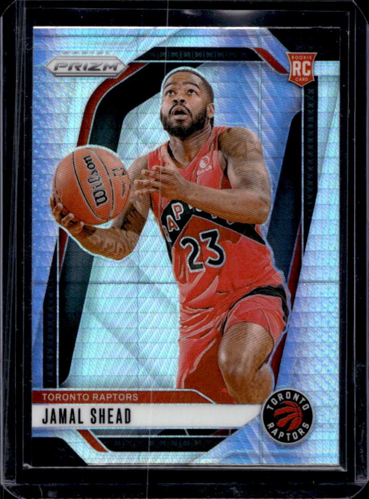 2024-25 Prizm Jamal Shead RC Hyper Rookie #241 Raptors