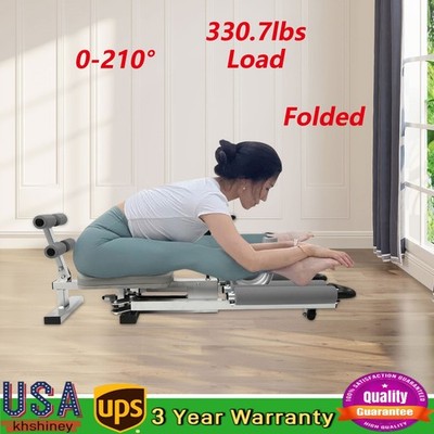 330LBS Pro Leg Stretcher Heavy Duty Leg Stretching Training Machine for Home Gym