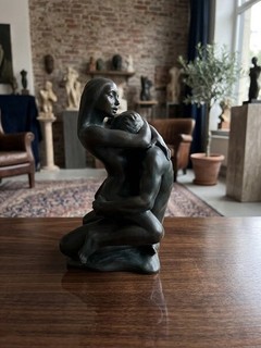 Modern Bronze ‘Hug’ Sculpture 23cm High Quality Finish
