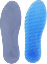 1Pair Blue Silicone Honeycomb Shaped Gel Full Length Insoles Unisex No-Slip
