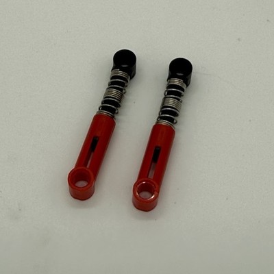 Lego  Technic Stoßdämpfer 731c04 rot 6.5 L Hard Spring 2 Stück Federbein hart