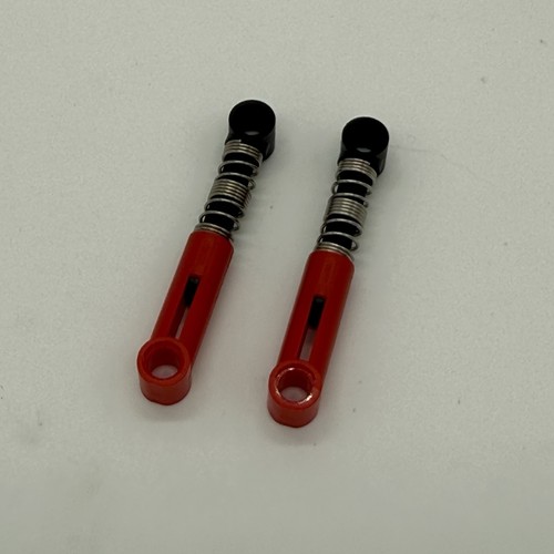 Lego® Technic Stoßdämpfer 731c04 rot 6.5 L Hard Spring 2 Stück Federbein hart