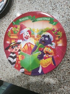 1995 McDonald Christmas Lunch Or Dinner Plate NICE
