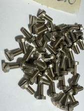 10x Rollei Camera Nickel Plated Trim Screw 1.7mm X 5mm 01307.82.0 Nos Parts