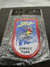 Vintage NOS Stowe Vermont Spruce Peak Chairlift Ski Patch VT 1960's VTG Totem
