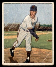 1950 Bowman #83 SHELDON JONES  New York Giants  G/VG  (Wrinkles/Corner Crea)