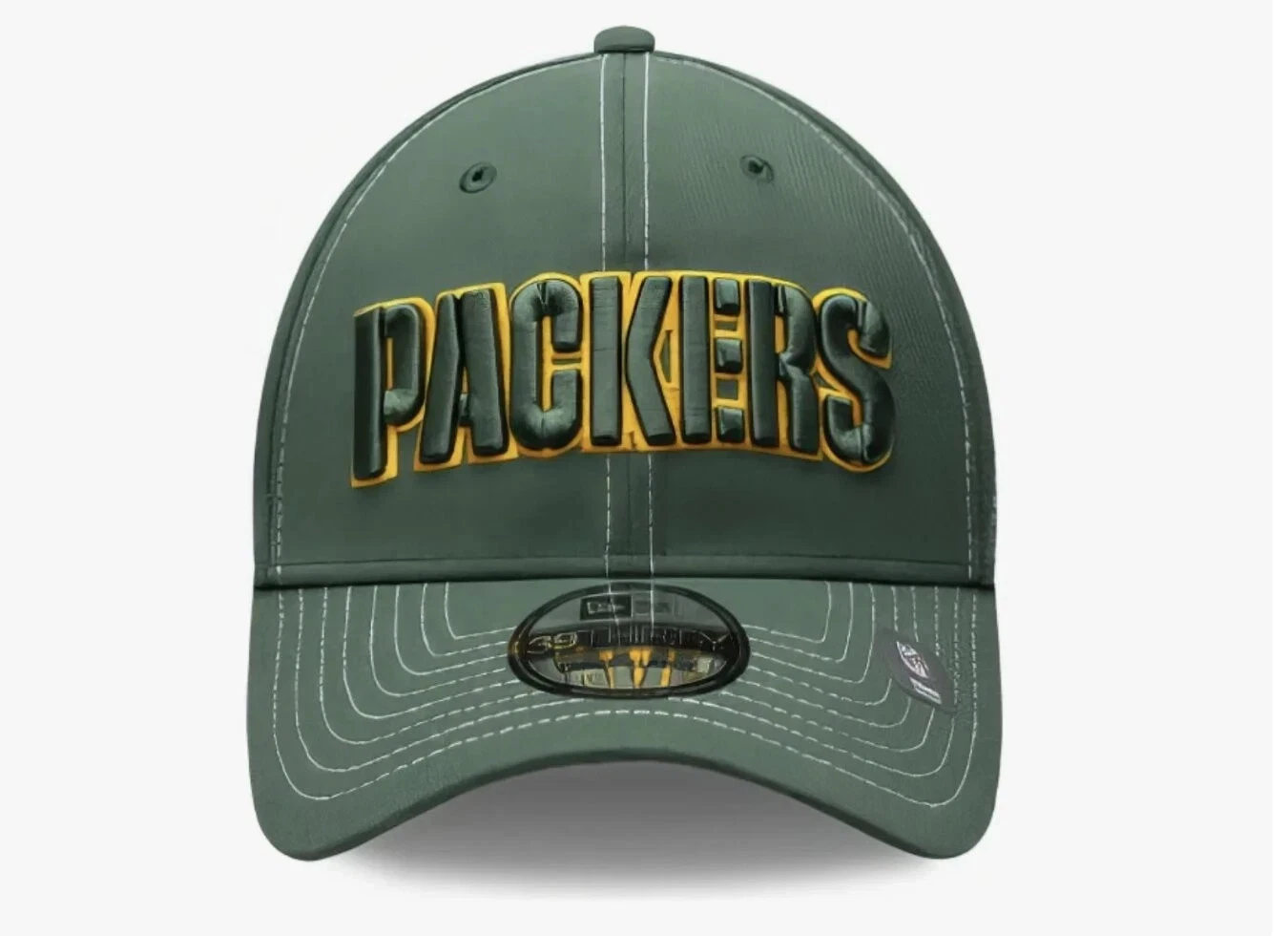 New Era Green Bay Packers 39Thirty Stretch Fitted Cap / Green Yellow / RRP £25