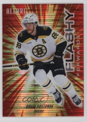 2025 Upper Deck Allure Flashy Forwards Red Spectrum 3/399 David Pastrnak #7 02qc