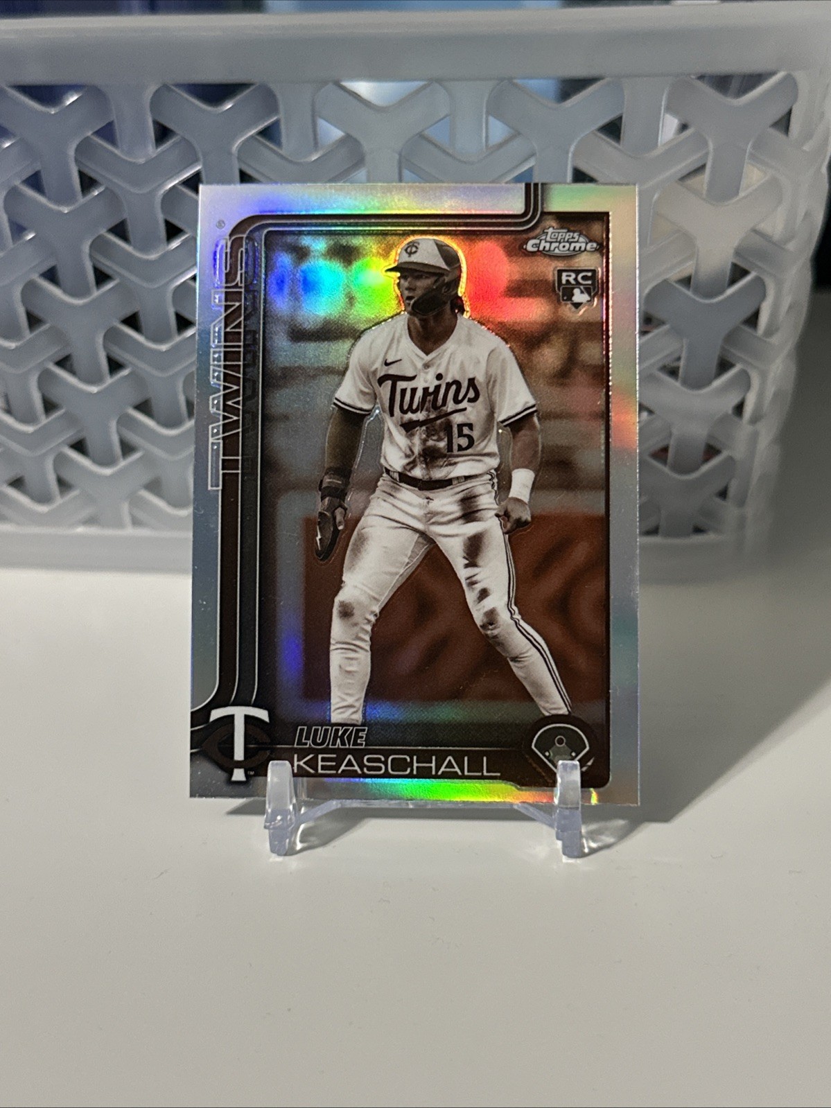 Luke Keaschall 2025 Topps Chrome Update Sepia Refractor Rookie #USC106