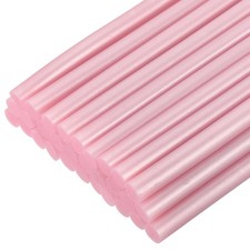 30pcs Mini Hot Glue Gun Sticks 4" x 0.28" for Glue Gun Metallic Pink 0.34 per stick
