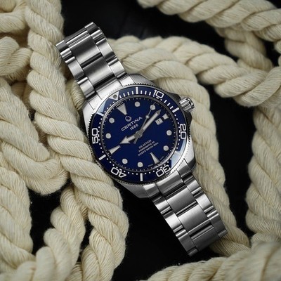 Certina DS Action ISO Diver 300m Powermatic 80 Blue Dial C032.607.11.041.00