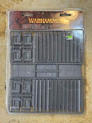 WARHAMMER MODULAR MOVEMENT TRAY 8TH EDITION THE OLD WORLD FOR SQUARE BASES