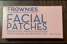 Frownies Facial Patches for Forehead & Between Eyes, Smooths Fine Wrinkles 144pc