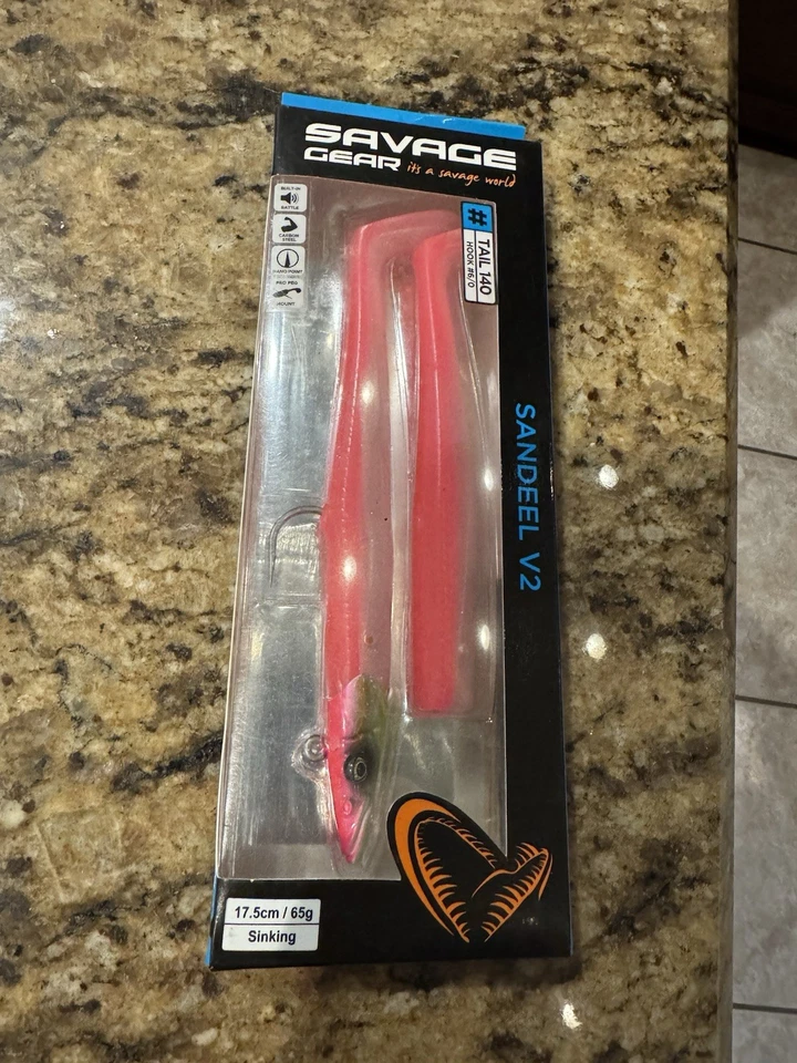 (Lote de 4) Colas de paletas Savage Gear Sandeel - Multicolores 6”, 7”, 8” y 9” Foto 4 de 4