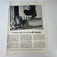 Liberty Mutual Smash the 7th Column & Help Win the War 1940s WWII Era Ad SV28-4