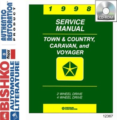 1998 Chrysler Town & Country, Caravan, Voyager Factory Shop Service Manual