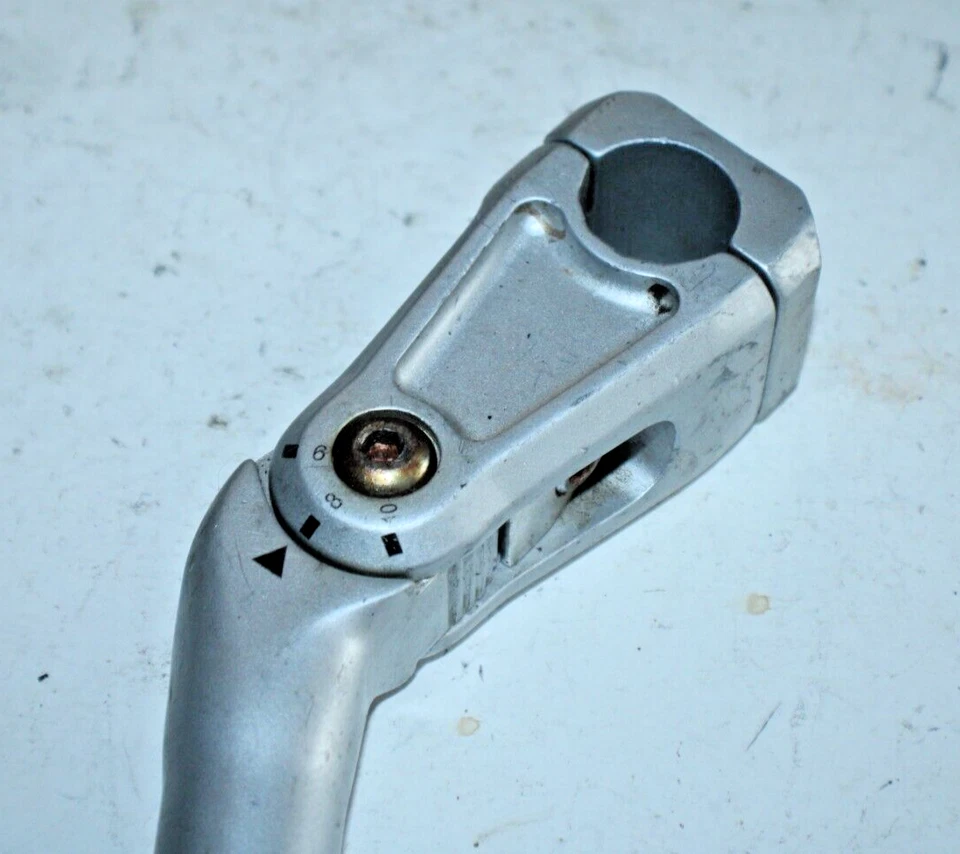 Promax 25.4mm Adjustable Quill Stem 80mm Comfort Hybrid Silver Fast USA Shipper! - Image 2 of 4