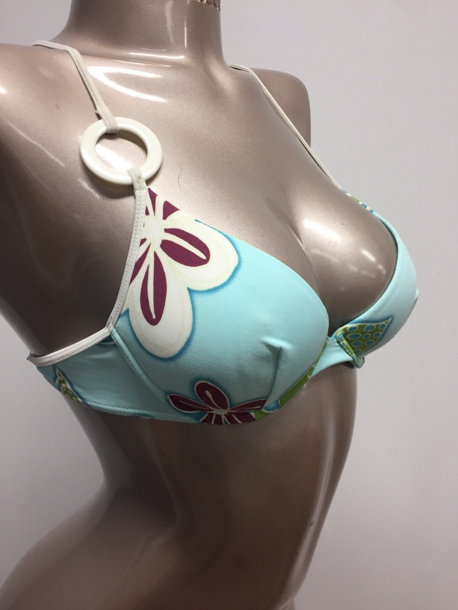 Haut De Maillot De Bain RASUREL HAVANA - Bonnet B, Taille 5, Tour De Poitrine 100cm - Polyamide Bleu - NEUF Avec étiquettes