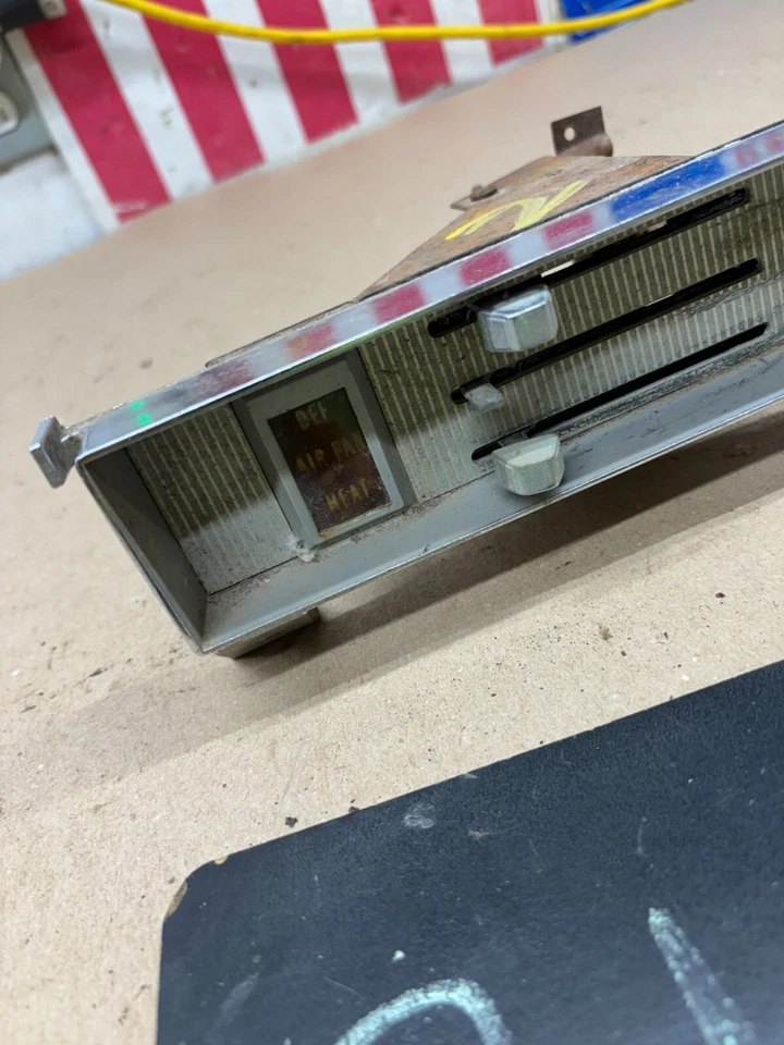 1967 1968 1970 71 Chevrolet GMC C10 K10 K30 C30 CALEFACCIÓN INTERRUPTOR AIRE CONTROL #2 OEM Foto 2 de 4