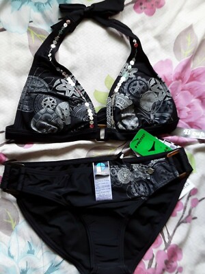 Protest halterneck Bikini Size Uk 12B Medium 
