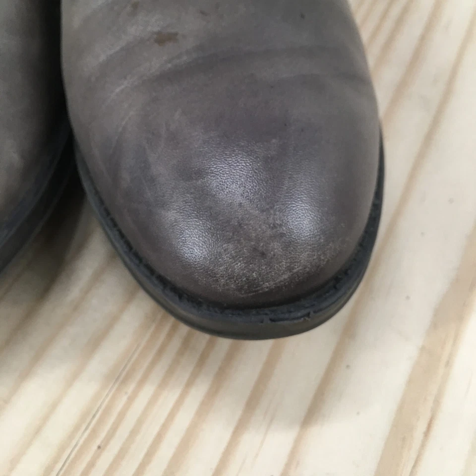 Sam Edelman Boots Womens 8.5 M Penny Tall Riding Knee-Hi Gray Casual Block Heels - Image 4 of 4