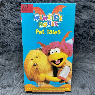 Wimzie's House - Pet Tales VHS Tape 1999 Sony Wonder Puppets