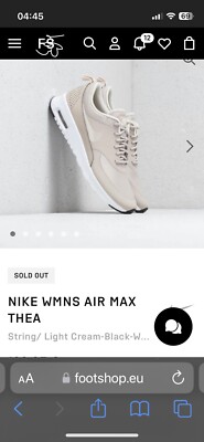 Nike Air Max Thea Oatmeal Driftwood Wie Neu Limited Edition UGG Jordan Hellrosa