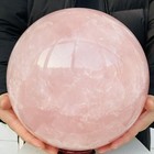 58.3LB Natural Pink Rose Quartz Sphere Crystal Ball Reiki Healing 26500g — photo 1